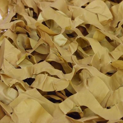 83309111 - Filet de camouflage mod&egrave;le desert storm 600 x 300cm deux couleurs sable. Une face beige fonc&eacute; / une face beige clair.