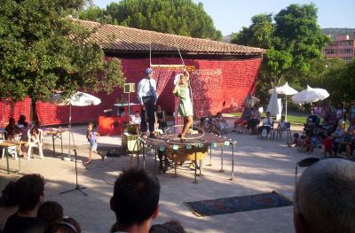 Filet rouge/noir camouflage paroi